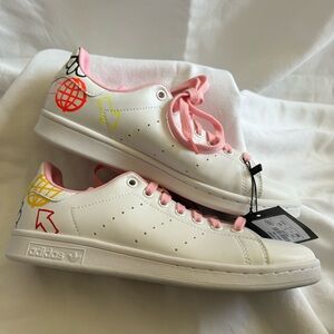 Adidas Original Stan Smith “Doodle” - White Pink